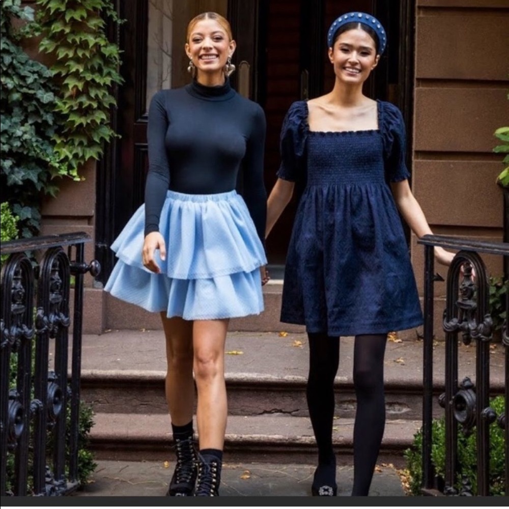 Hill House Clara Tulle Skirt in Powder Blue